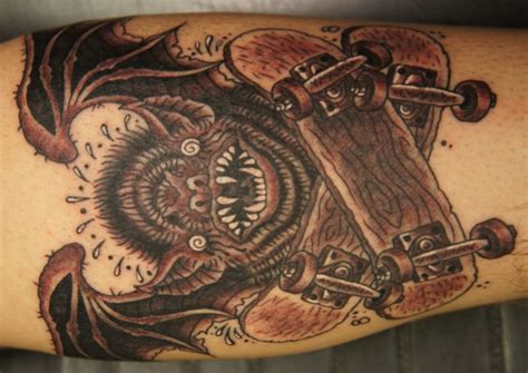 Skateboard Tattoos Designs Ideas And Meaning Tattoos For You