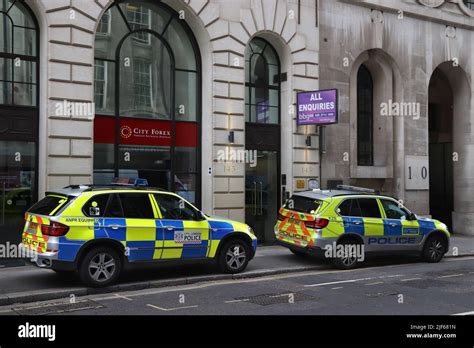 London Uk July 13 2019 British Police Bmw X5 And Bmw X3 Suv Parked