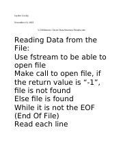 Vector Data Structure Pseudocode Reading Creating Objects And