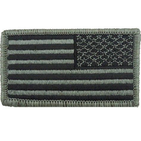 Subdued Acu Reverse U S Flag Patch Acu Army