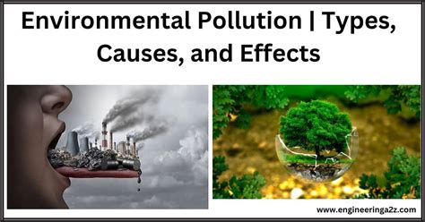 5 Types of Environmental Pollution, Causes and Effects