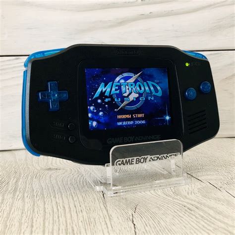 Rechargeable IPS V2 Game Boy Advance Rockman AGS 101 Backlit Etsy