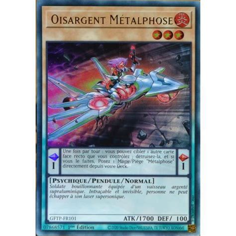 Carte Yu Gi Oh Gftp Fr Oisargent M Talphose Ultra Rare Neuf Fr