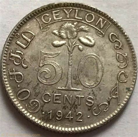 George Vi Cents Ceylon Sri Lanka Coins World