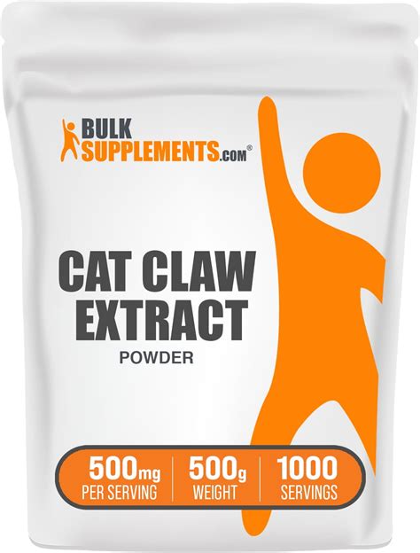 Bulksupplements Cat S Claw Extract Powder Mg Immunity Herb