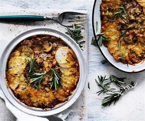 Potato And Mushroom Casserole Australian Womens Weekly Food