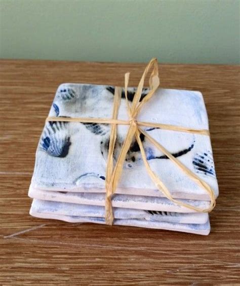 Handmade Bespoke Sets Of Ceramic Coasters By Charlotte Hupfield