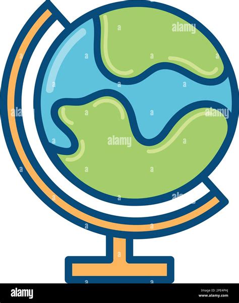 School Globe Map Stock Vector Image And Art Alamy