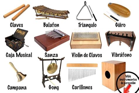 Instrumentos de Percusión MÁS de 10 Ejemplos Actualizados