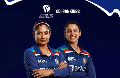 ICC Womens ODI Rankings Smriti Mandhana Jumps One Place In Womens