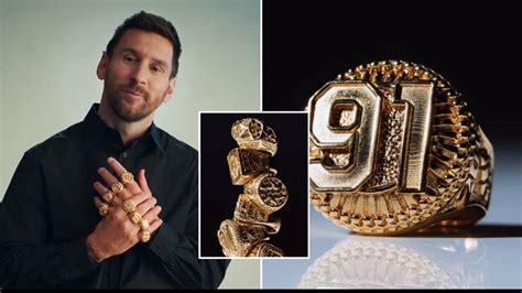 Lionel Messi gifted eight gold rings after Ballon d'Or win - and they ...