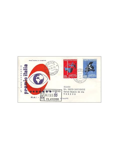 Italia Fdc Venetia Premio Italia Racc