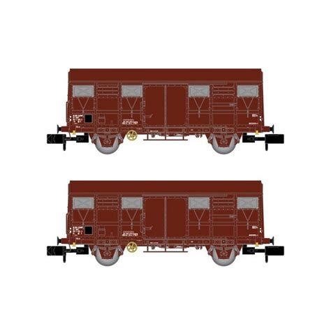 Set De Wagons Couverts Essieux G Ep Iv Sncf Alsace Mod Lisme