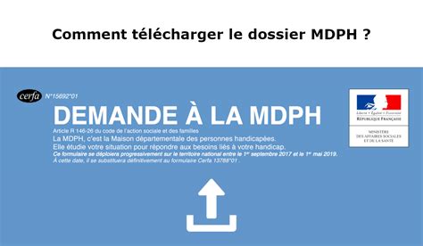 Télécharger dossier MDPH Demande de prestations Handicap