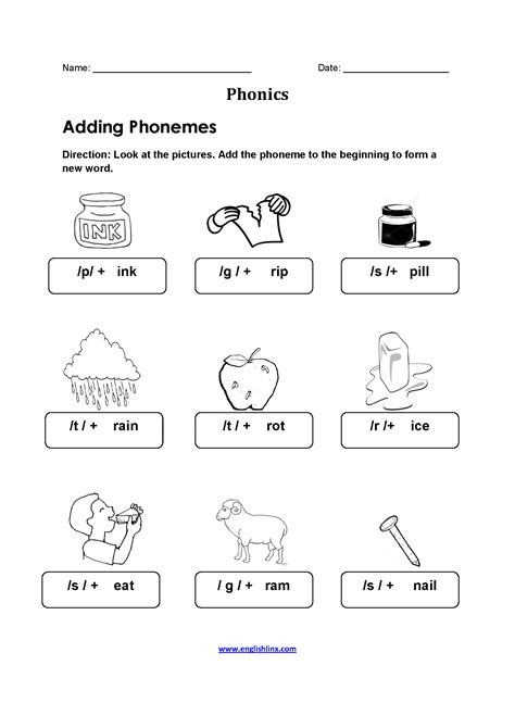 Free Phonics Worksheets & Activities | Monster Phonics - Worksheets Library