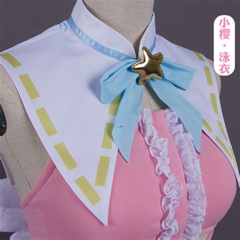 Cardcaptor Sakura Cosplay Kinomoto Tomoyo Princess Swimwear Female Anime Bikini AnimeWare