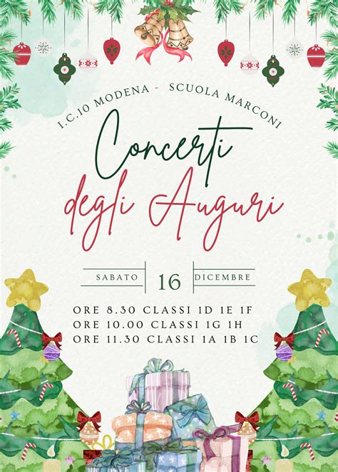 Ic Modena Concerto Degli Auguri Sabato Dicembre