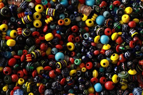 Birka Swedish Viking Age Glass Bead Replica Lykos Leather