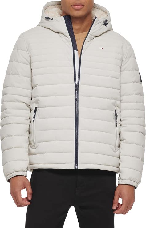 Amazon Tommy Hilfiger Chaqueta Plegable Con Capucha De Poli Ster