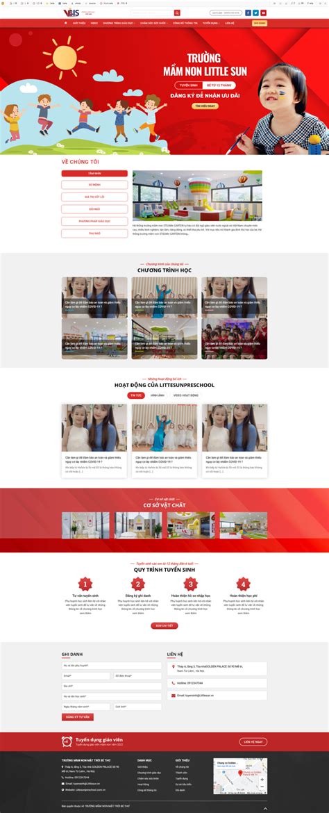 thiet  web truong mam  hien dai cong ty thiet  web tphcm