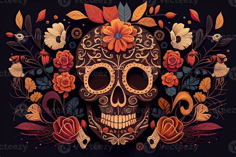 dia Delaware los muertos antecedentes día de el muerto Arte decoración