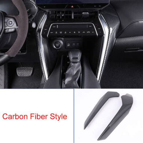 For Toyota Venza 2021 2023 Carbon Fiber Gear Shift Panel Side Strip