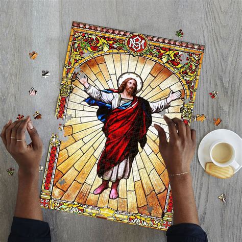 Jesus Christ Jigsaw Puzzle Qnn F Pieces Puzzle Etsy