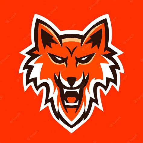 Premium Vector Fox Head Mascot Logo Sport Vector Illustration