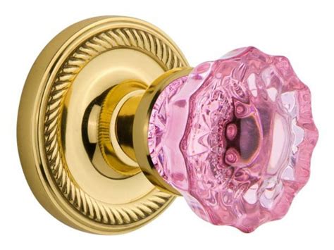 Nostalgic Warehouse Ropcrpprv234nk Rope Solid Brass Rose Privacy