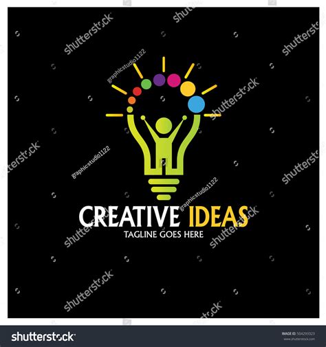 Creative Ideas Logo Design Template Bright Stock Vector (Royalty Free) 504293323 | Shutterstock