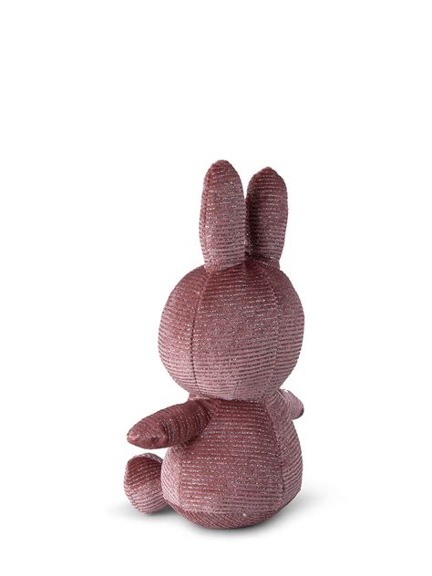 Miffy Sitting Corduroy Sparkle Pink Cm Bon Ton Toys