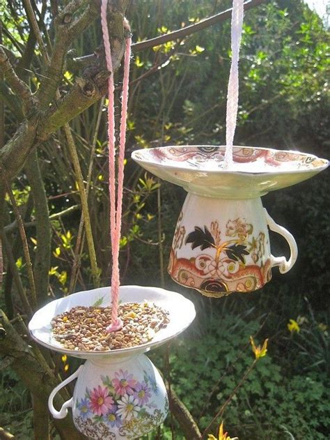 How To Make A Bird Feeder From A Teacup Diy Projects For Everyone