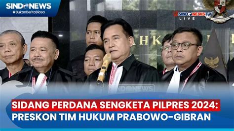 Tim Hukum Beri Respon Soal Permintaan Pemilu Ulang Tanpa Prabowo Gibran