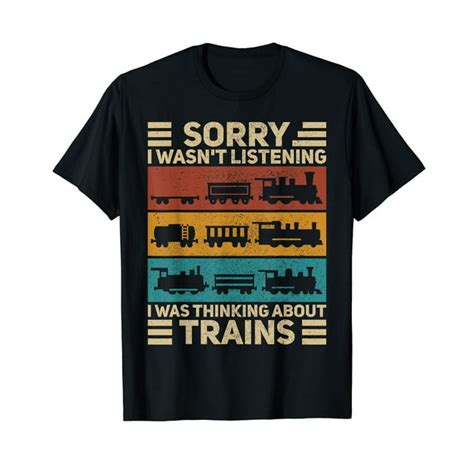 Retro Wagon Train Lover Model Railroad Conductor Funny Train T Shirt