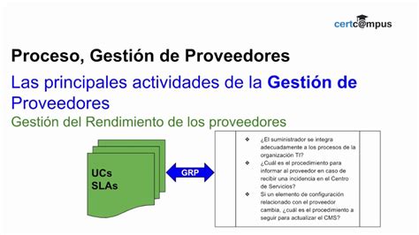 ¿qué Es La Gestión De Proveedores En Itil Search Ping