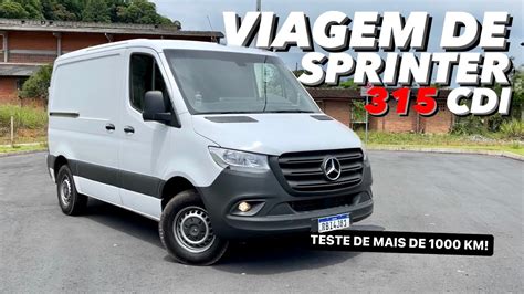 Teste De Viagem A Sprinter Cdi Curiosidade Automotiva Youtube