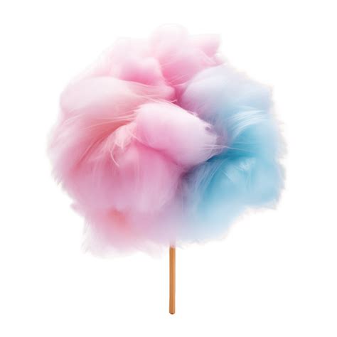 Whimsical Confection Cotton Candy On Transparent Surface 45354816 Png