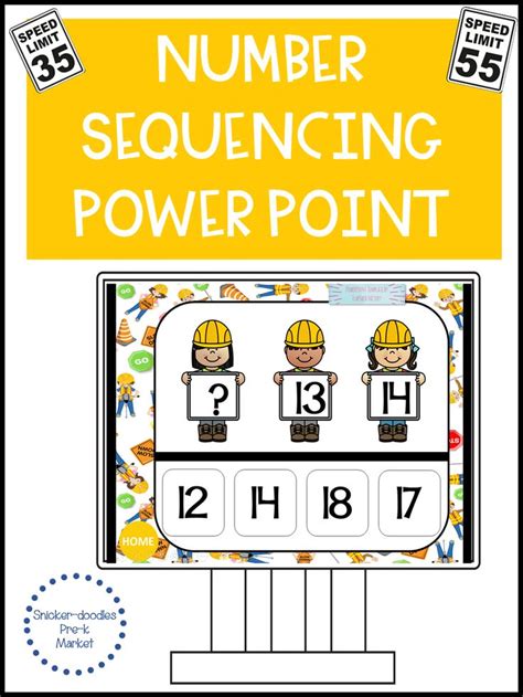 Number Sequencing Games Preschool Counting Special Education