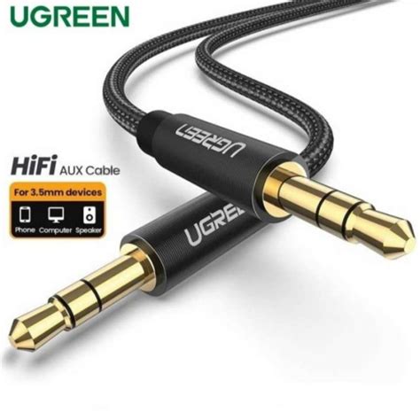 Jual UGREEN Kabel Aux Jack 3 5mm Stereo Hi Fi Audio Earphone Headphone