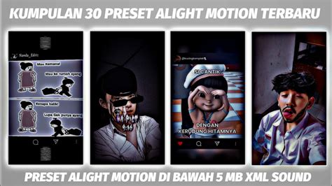 Kumpulan Preset Base Alight Motion Terbaru Jedag Jedug Tiktok Viral