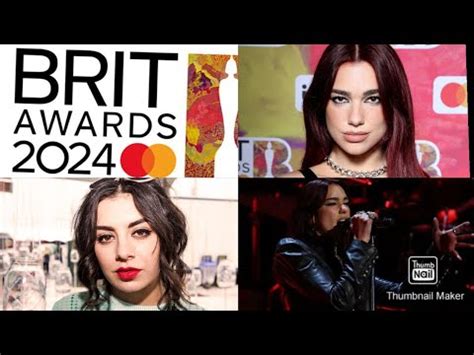 Brit Awards Dua Lipa Wins Best Pop Act Beating Raye And Charli