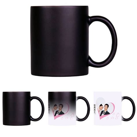 Wholesale Magic Custom Photo Porcelain Color Changing Cups Coffee Mugs