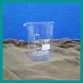 Jual Gelas Kimia Beaker Glass 1000ml Shopee Indonesia