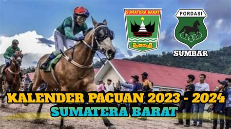 Kalender Pacuan Kuda Sumatera Barat Indonesia Youtube