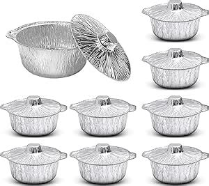 Amazon Iulavp Aluminum Pots With Lids Disposable Cookware