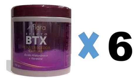 Pack X 6 Crema Btx Botox 550grs Acido Hialuronico Keratin Cuotas Sin