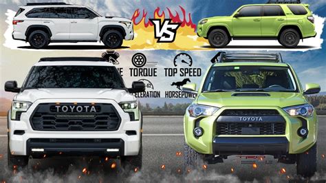 2023 Toyota Sequoia Vs 2022 Toyota 4runner Youtube