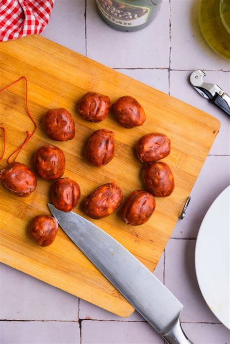 Chorizo A La Sidra Recipe Chorizos In Cider Sauce The Mediterranean