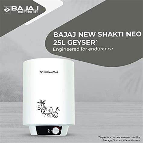 Compare Bajaj New Shakti Neo 25L Vertical Storage Water Heater Geyser