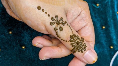 Easy And Beautiful Thumb Finger Mehndi Design1 Min Mehndi Design For Fingerthumb Tattoo Youtube